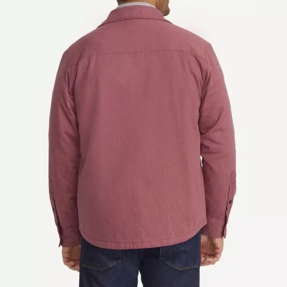 Untuckit Red Ziraldo Flannel Quilted Lined ButtonDown Shirt Jacket/Shacket NWT M - Picture 2 of 15